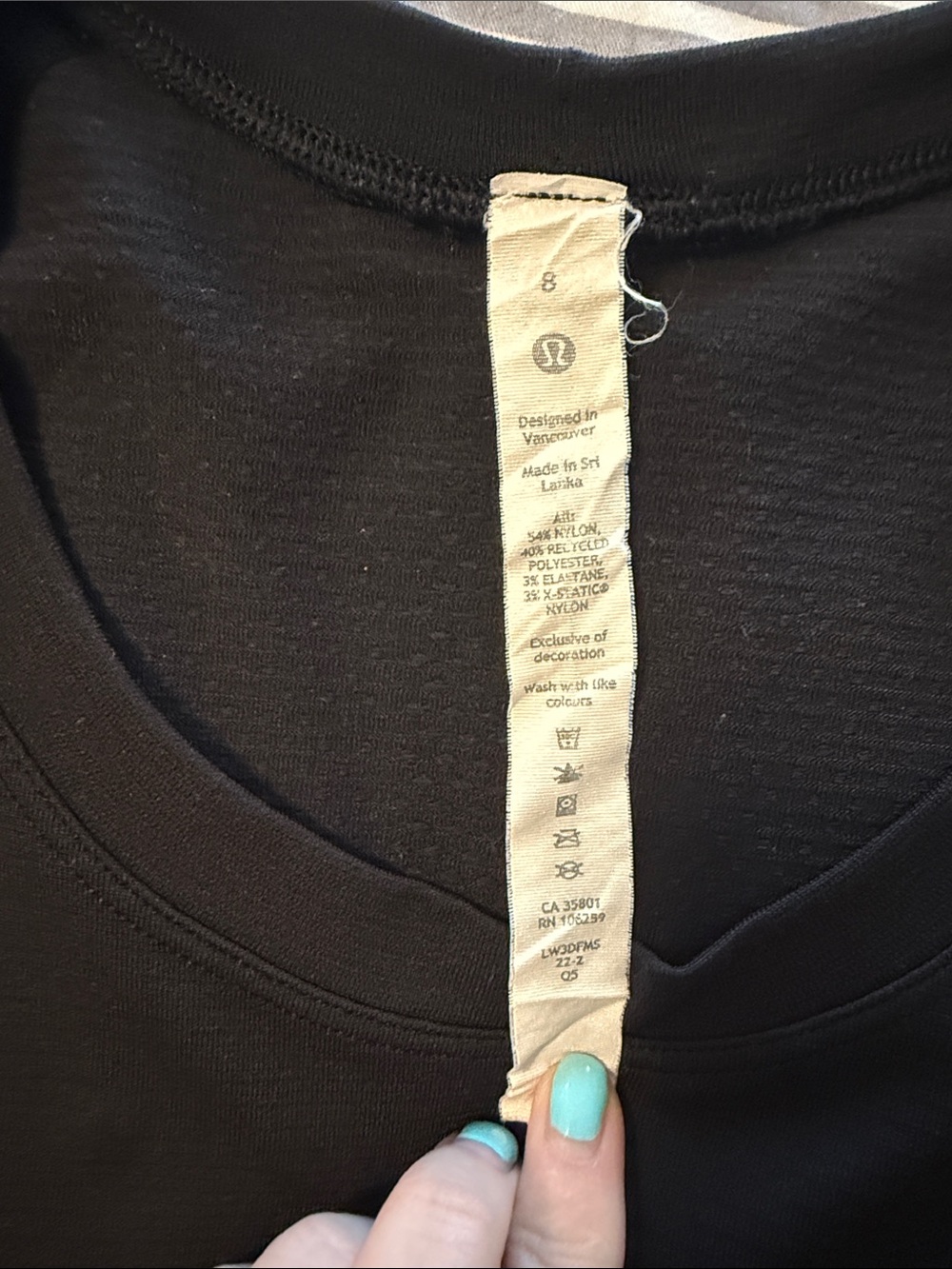 Black Short Sleeve Performance Tee - Picture 2 of 2